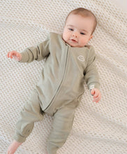 Load image into Gallery viewer, Organic Cotton Waffle Growsuit | Sage Green
