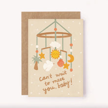 Load image into Gallery viewer, Can&#39;t Wait To Meet You | Baby Shower Card
