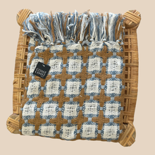 Load image into Gallery viewer, Elouise Wool Blend Throw | Sky
