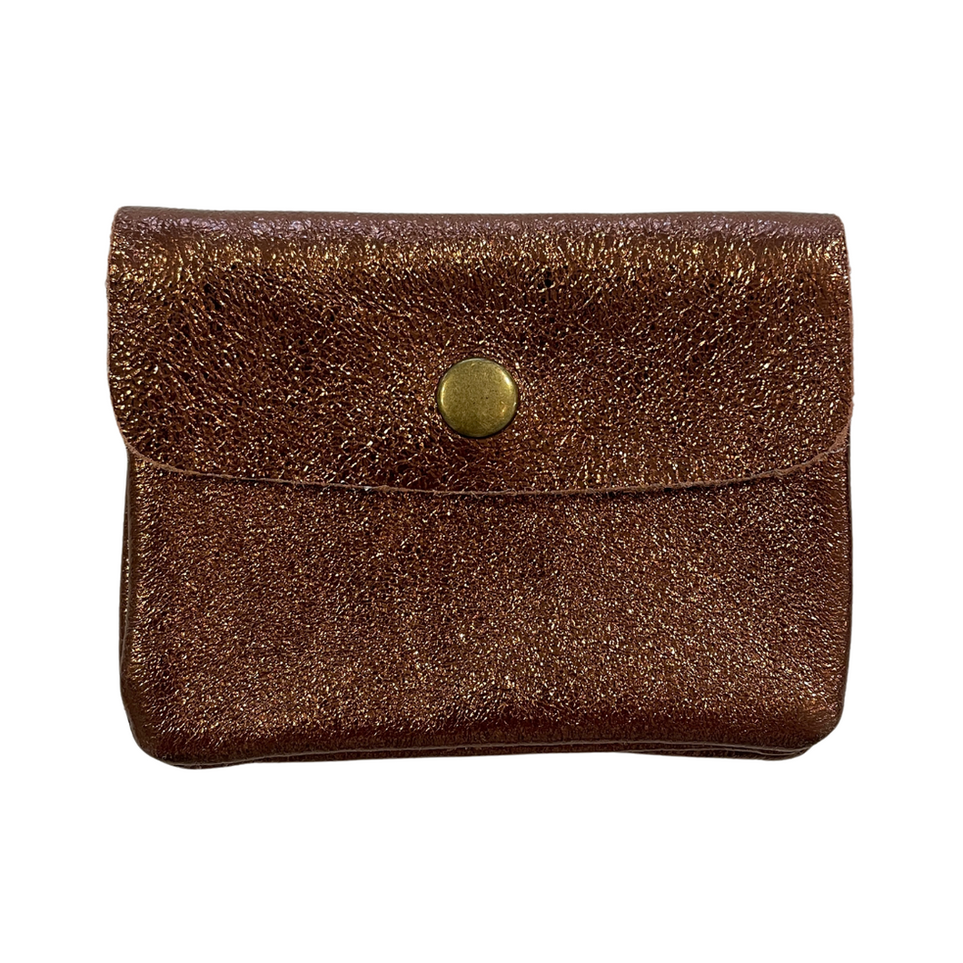 Coin Purse | Metallic Bronze