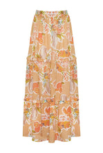 Load image into Gallery viewer, ELIO MAXI SKIRT - TROPICAL PRINT Girl and the Sun
