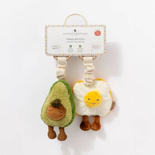 Load image into Gallery viewer, 2 Pack Mini Market Brunch Stroller Toys - Avocado &amp; Egg on Toast
