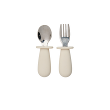 Load image into Gallery viewer, Toddler Cutlery Set | Creme
