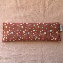 Load image into Gallery viewer, Eye Pillow | Brown + Pink Floral
