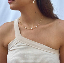 Load image into Gallery viewer, Exhale Necklace or Bracelet | Pebbly Beach Gold
