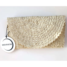 Load image into Gallery viewer, Natural Cottesloe Clutch | Cream 
