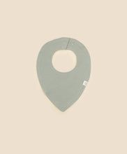 Load image into Gallery viewer, Organic Cotton Waffle Triangle Bib | Sage Green
