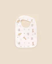 Load image into Gallery viewer, Organic Cotton Baby Bib | Kangaroo &amp; Koala
