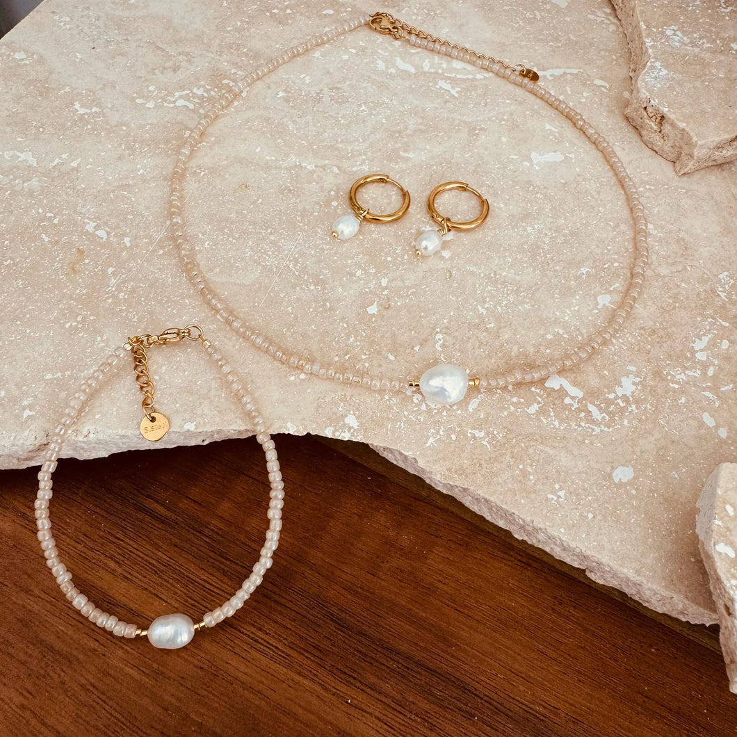 Echo Necklace or Bracelet | Tan