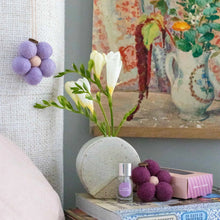Load image into Gallery viewer, Felt Flower Fresheners | Amber &amp; Lavender
