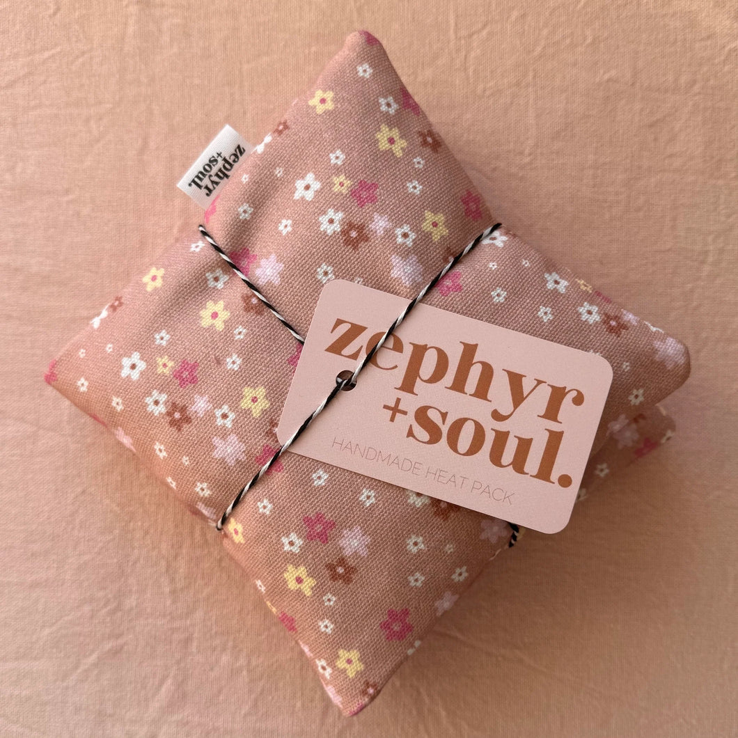 Heat Pack | Beige + Pink Floral