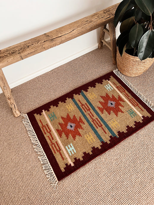 Indian Wool Kilim Mat