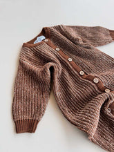 Load image into Gallery viewer, Chunky Full Romper | Chocolate
