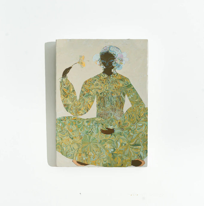 Jai Vasicek Forest Tile (Large)  • mixed medium artwork • Approximately 21x30cm  • Not suitable for outdoor use  • All pieces are unique and will vary slightly with paint splashes  • Designed by Jai Vasicek and handmade in Byron Bay, Australia