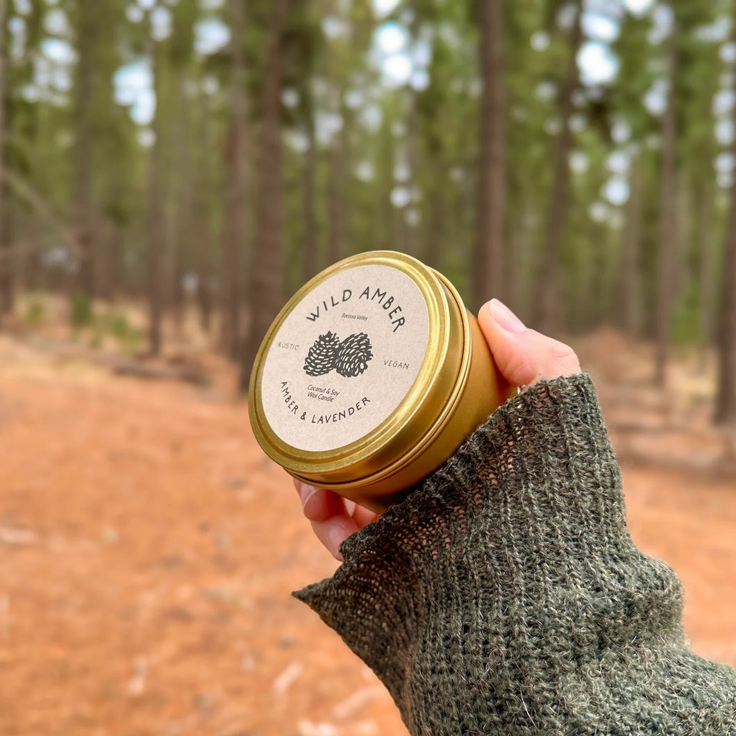 Tin Candle | Amber & Lavender