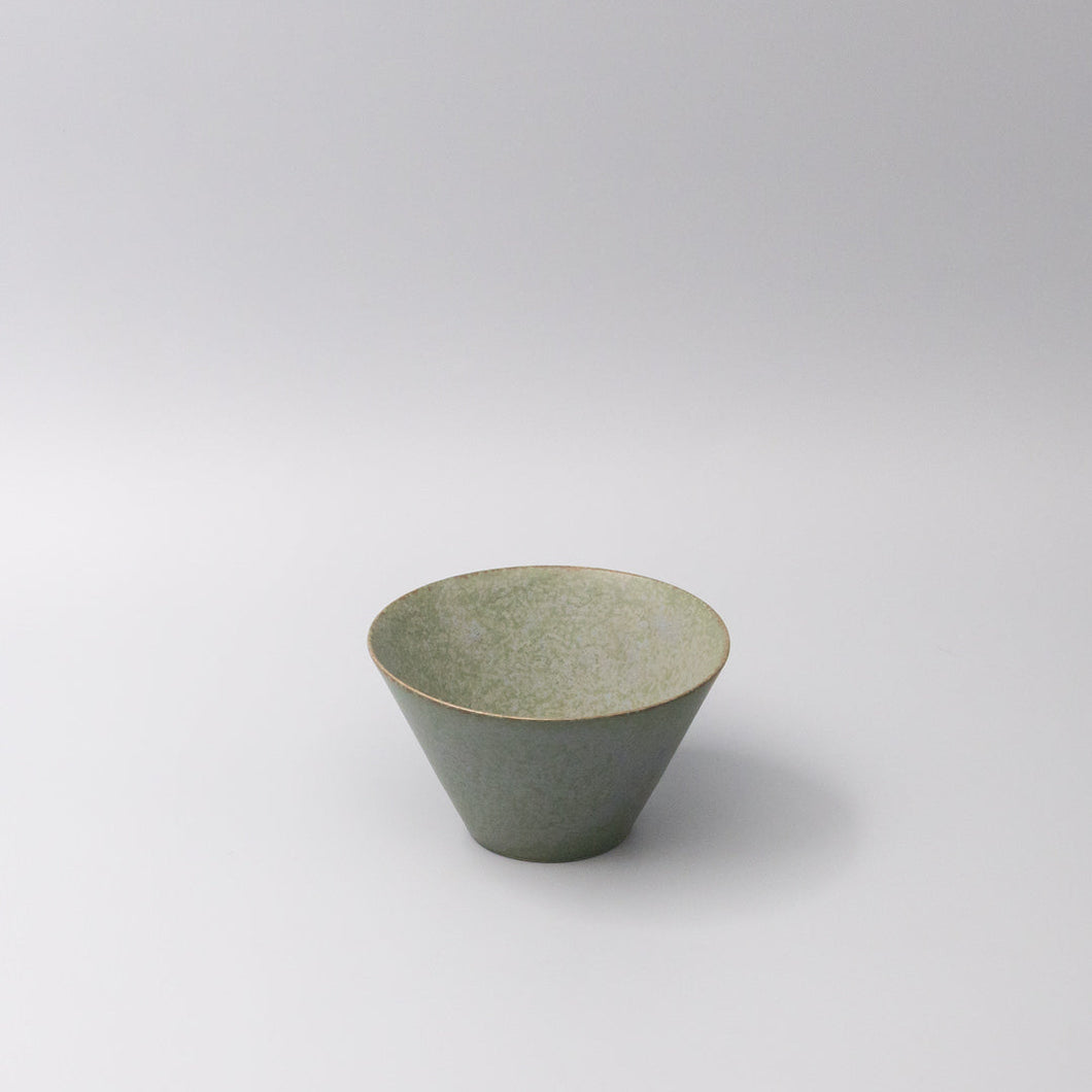 Bowl Fluted 13cm | Green Fade Glaze