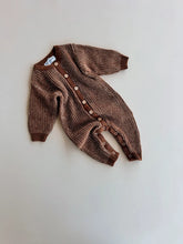 Load image into Gallery viewer, Chunky Full Romper | Chocolate
