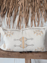 Load image into Gallery viewer, Moroccan Cactus Silk Cushion 50X30 | Ivory
