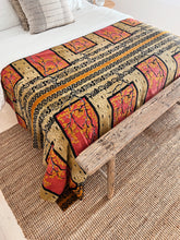 Load image into Gallery viewer, Vintage Indian Kantha Quilt - Reversable #2
