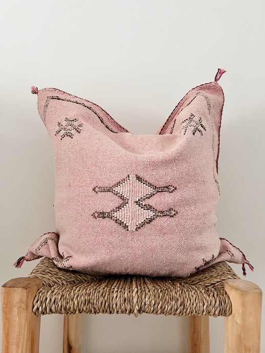 Cactus Silk Cushion Cover 50x50 | Dusty Pink #1