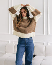Load image into Gallery viewer, Two Tone Knit | Beige/ Camel
