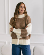 Load image into Gallery viewer, Two Tone Knit | Beige/ Camel
