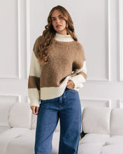 Load image into Gallery viewer, Two Tone Knit | Beige/ Camel
