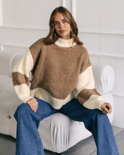 Load image into Gallery viewer, Two Tone Knit | Beige/ Camel
