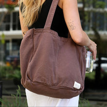 Load image into Gallery viewer, Everyday Pocket Tote | Chocolate Brown
