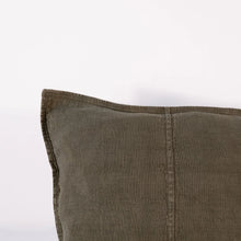 Load image into Gallery viewer, Luca Linen Cushion 50x50cm - Moss Green
