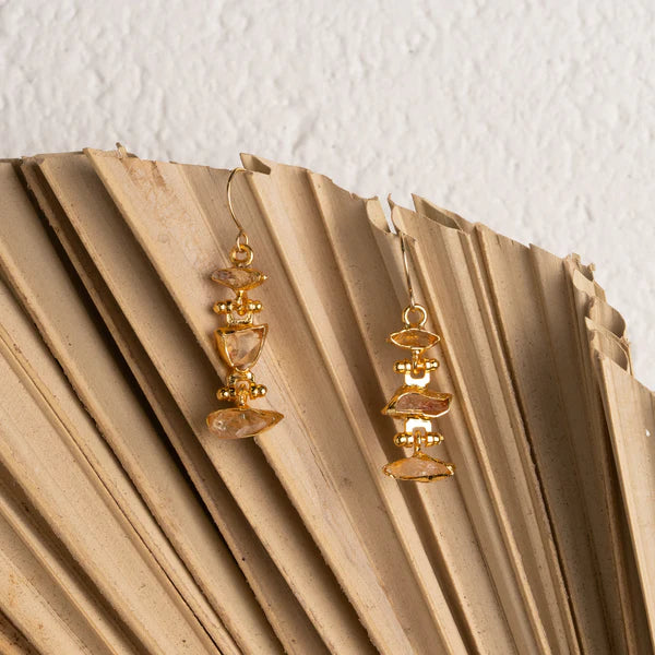 Einar Triple Drop Earrings