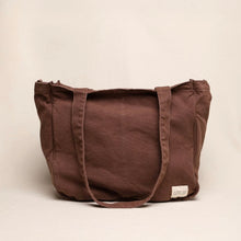 Load image into Gallery viewer, Everyday Pocket Tote | Chocolate Brown
