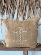 Load image into Gallery viewer, Moroccan Cactus Silk Cushion 50X50 |  *Imperfect - Mustard #2
