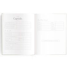 Load image into Gallery viewer, Baby Book Sage Stripe - 3rd Edition

