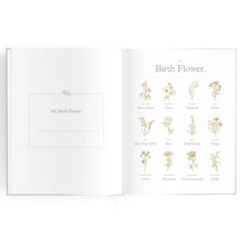 Load image into Gallery viewer, Baby Book Sage Stripe - 3rd Edition
