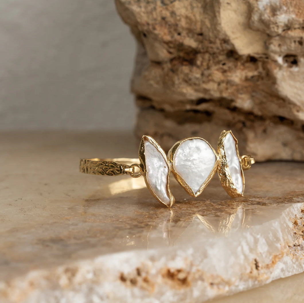 Galen Pearl Cuff Bracelet