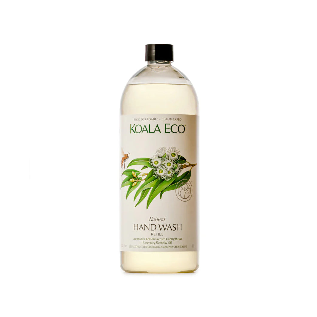 Natural Multi-Purpose Hand Wash- Refill 1L | Lemon Scented Eucalyptus & Rosemary Essential Oil
