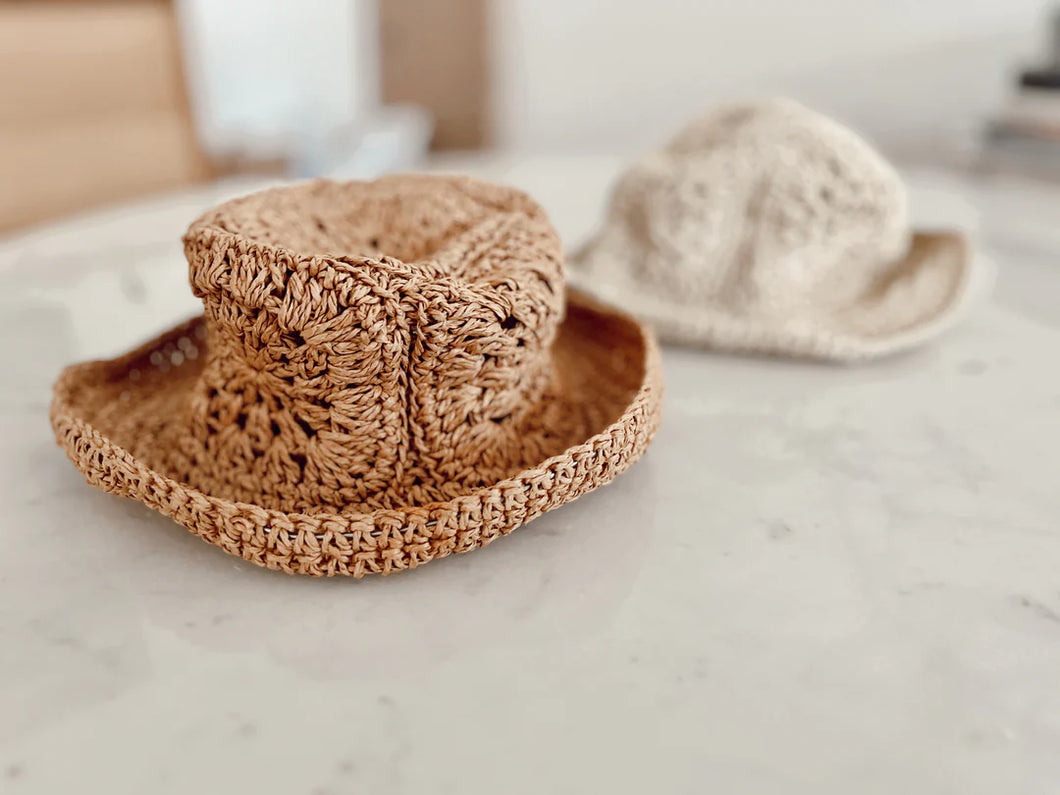 Woven Floppy Beach Hat