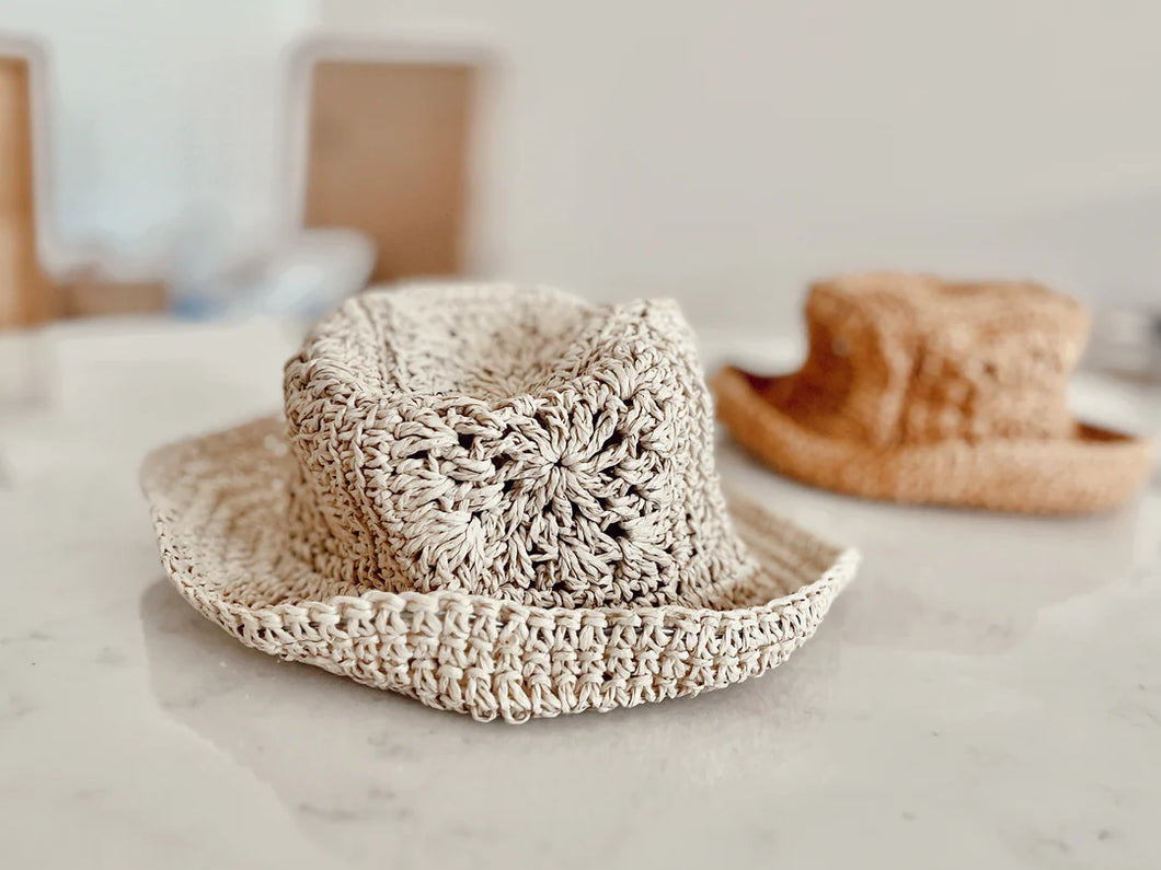 Woven Floppy Beach Hat