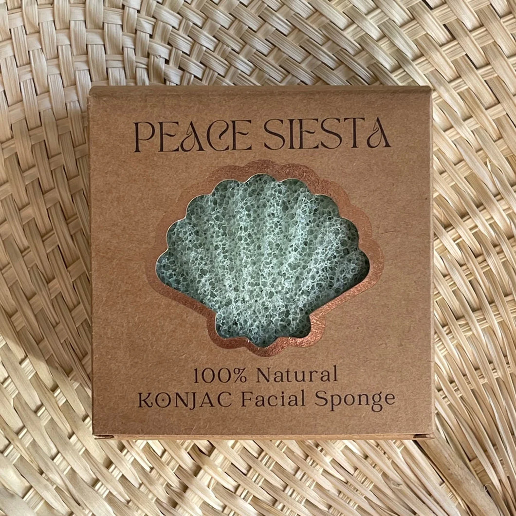 KONJAC Facial Sponge | Green Tea