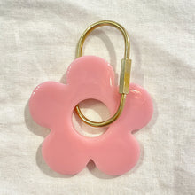 Load image into Gallery viewer, Handmade Daisy Keyring | Pink
