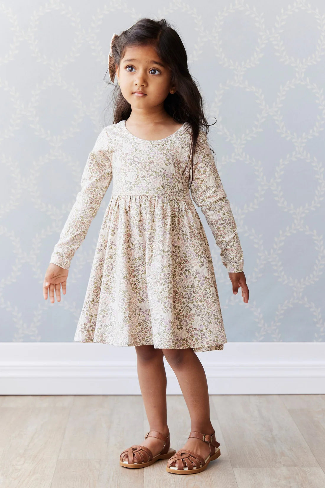 Organic Cotton Tallulah Dress - April Eggnog – Cargo Collective