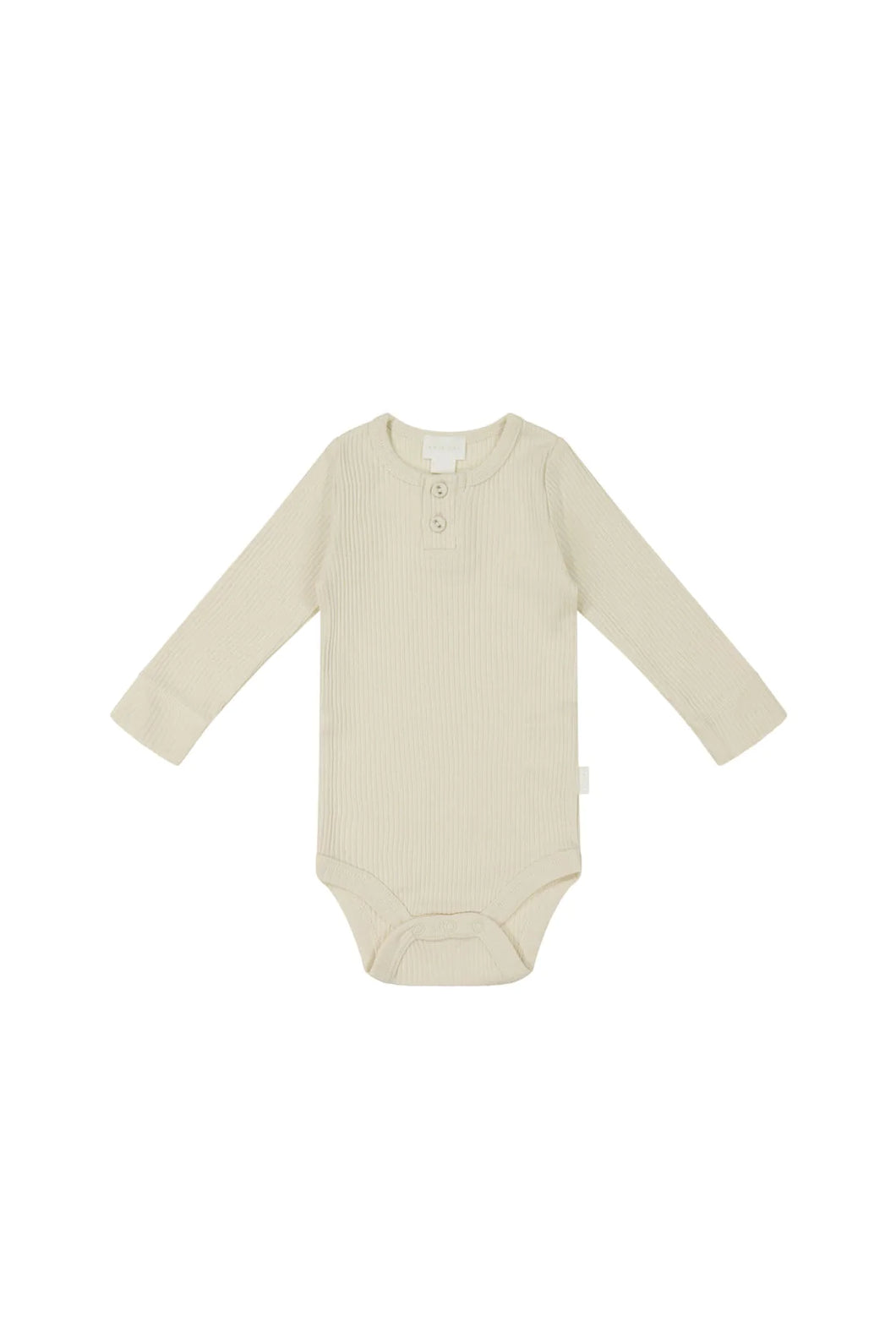 Organic Cotton Modal Long Sleeve Bodysuit | Cloud