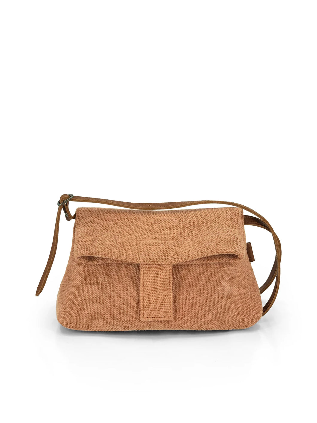 Natural Crossbody Bag | Rust