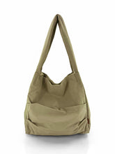 Load image into Gallery viewer, Ruched Tote Bag - Khaki
