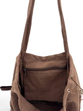 Load image into Gallery viewer, Natural Market Tote Bag | Chocolate
