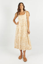 Load image into Gallery viewer, CAPELLA MIDI DRESS - TERRAZA PRINT
