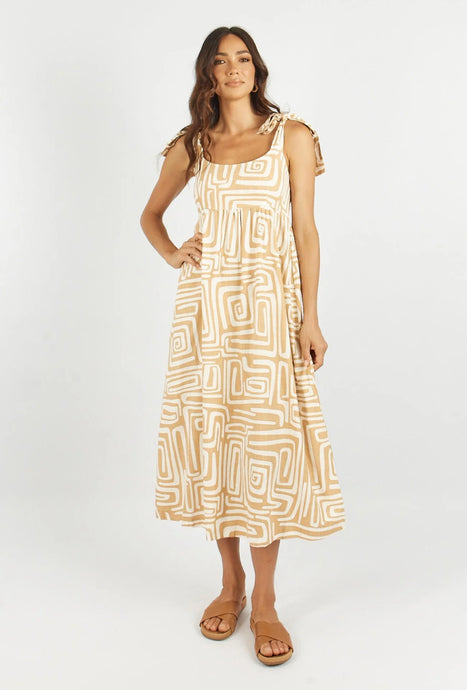 CAPELLA MIDI DRESS - TERRAZA PRINT