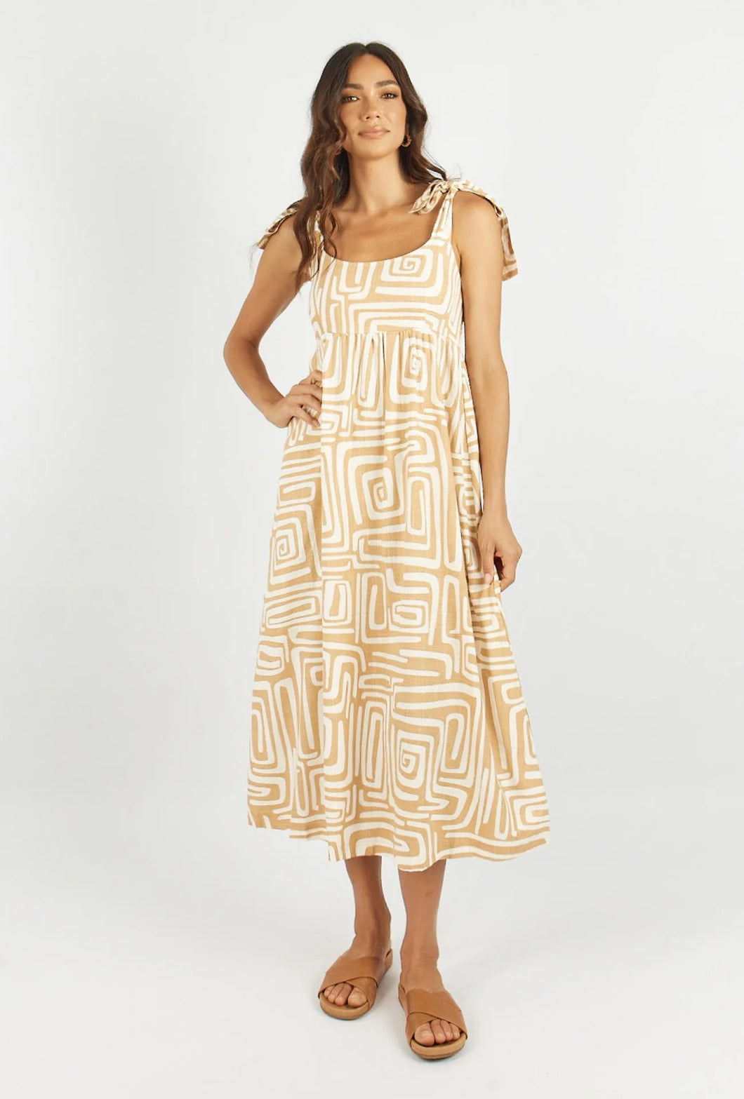 CAPELLA MIDI DRESS - TERRAZA PRINT