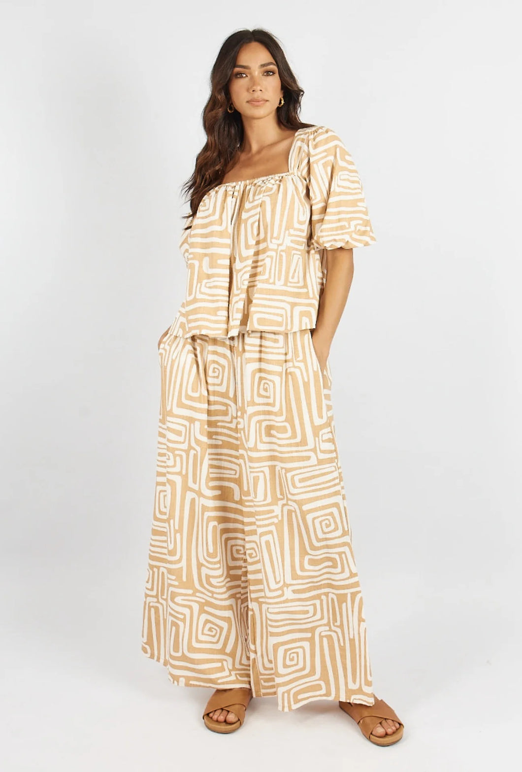 ILLARIA PANTS - TERRAZA PRINT